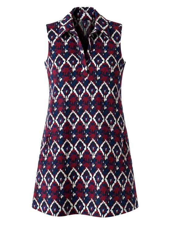 Kavu Dresses & Skirts - KAVU Zilla Dress Tencel Sleeveless Ikat Geometric Gorpcore Naturecore Size S